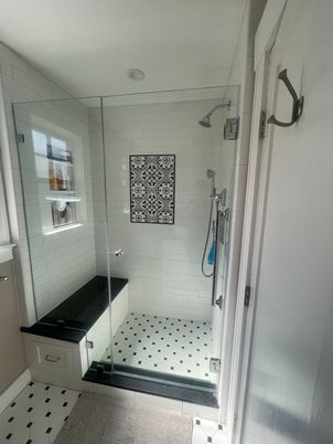 Bathroom, Glass Shower, Interior