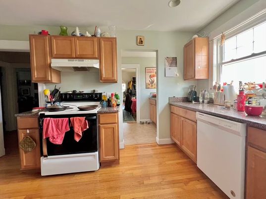 Interior, Kitchen, Wood Texture Flooring