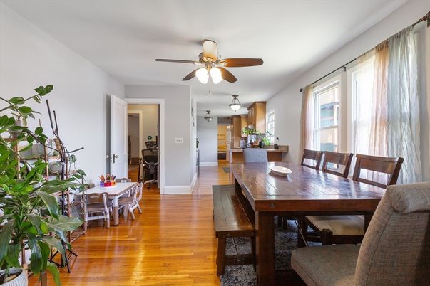 Dining room, Interior, Wood Texture Flooring