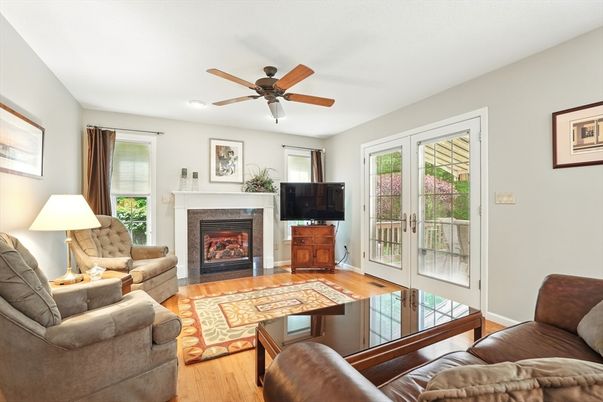 Fireplace, Interior, Living room, Wood Texture Flooring