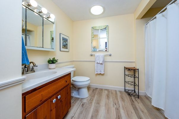 Bathroom, Interior, Wood Texture Flooring