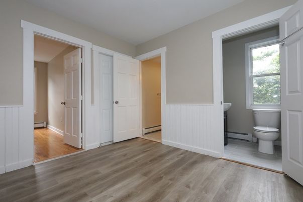 Bathroom, Empty room, Interior, Wood Texture Flooring