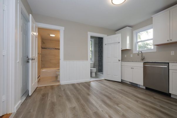 Bathroom, Interior, Kitchen, Wood Texture Flooring