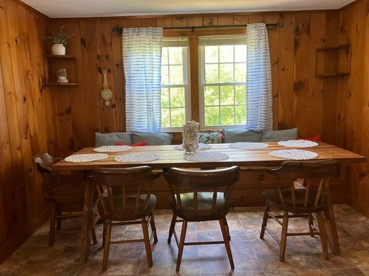 Dining room, Interior, Wooden Walls