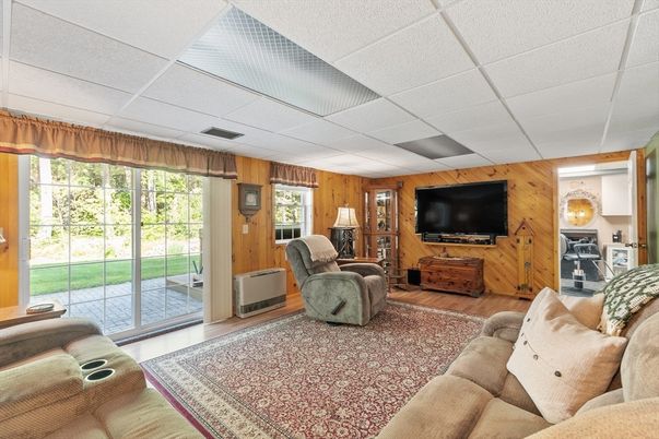 Home Theatre Room, Interior, Living room, Wood Texture Flooring, Wooden Walls