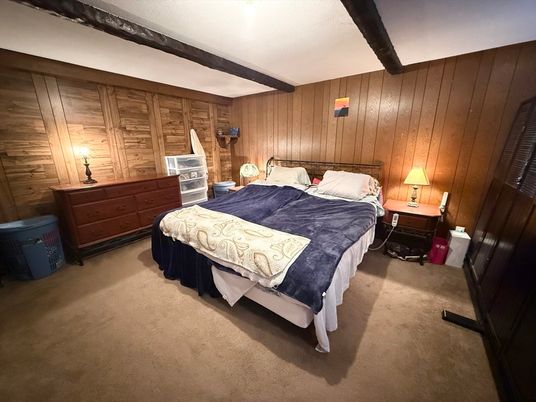 Bedroom, Interior, Wooden Walls