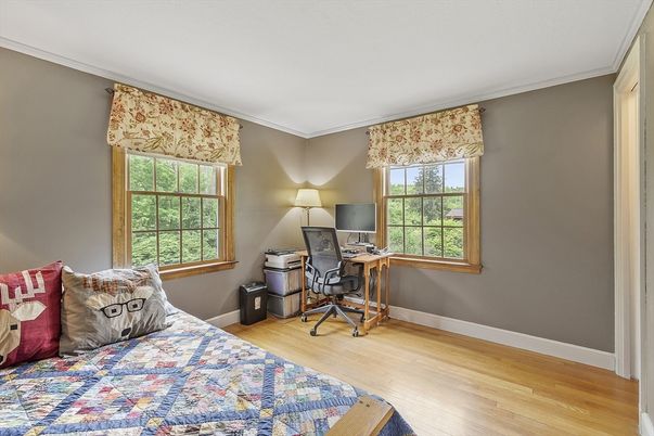 Bedroom, Home Office, Interior, Wood Texture Flooring