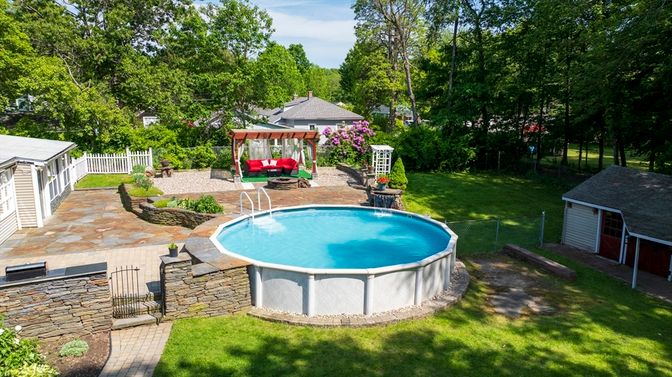 Backyard, Exterior, Playground, Pool