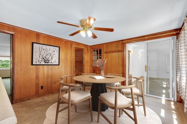 Dining room, Interior, Wooden Walls