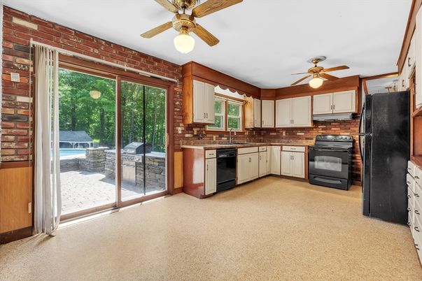 Interior, Kitchen, Stone Walls