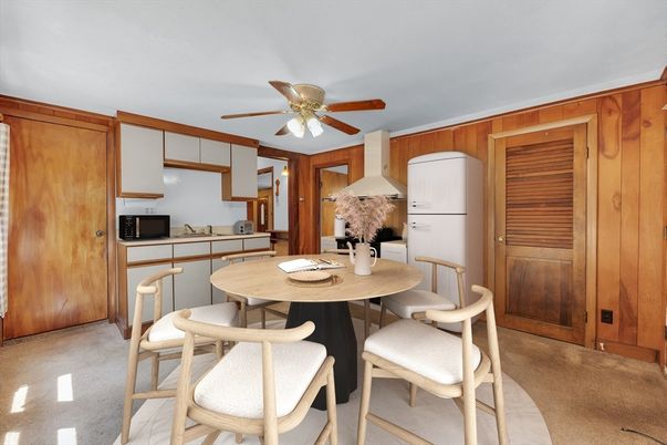 Dining room, Interior, Wooden Walls