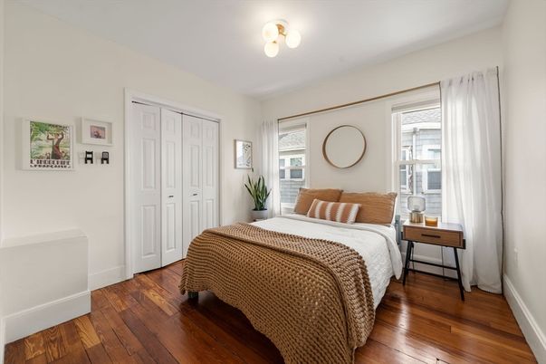 Bedroom, Interior, Wood Texture Flooring