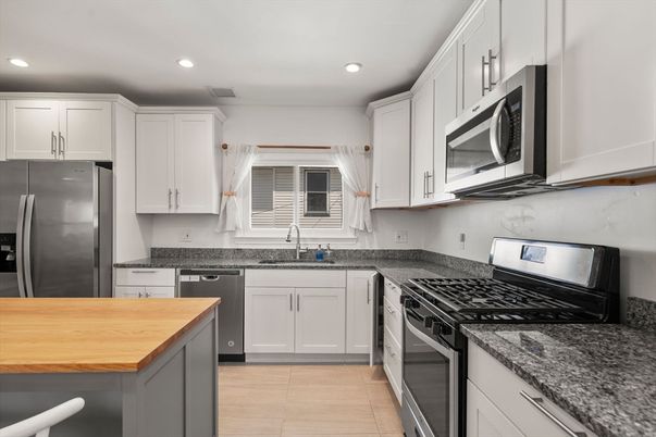 Interior, Kitchen, Recessed Lighting, Stainless Steel Appliances