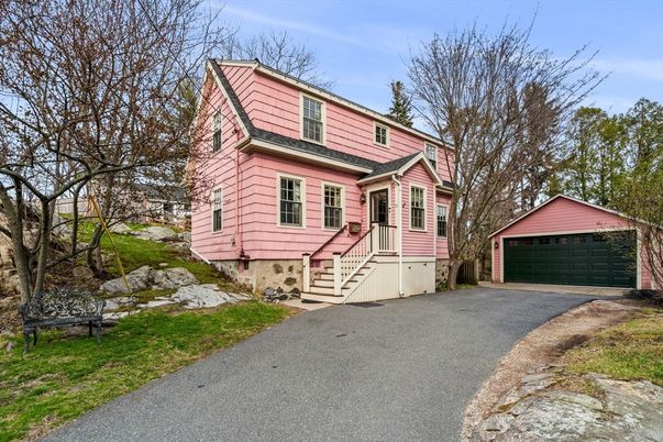 Attached, Detached Garage, Exterior, Facade, Queen Anne Victorian