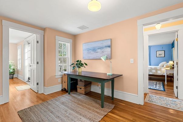 Home Office, Interior, Wood Texture Flooring