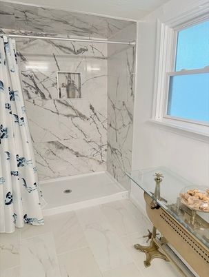 Bathroom, Interior, Marble, Marble Walls