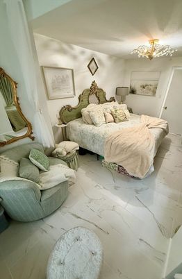 Bedroom, Interior, Marble