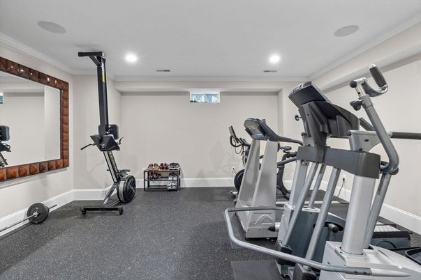 Fitness Equipment, Interior, Recessed Lighting