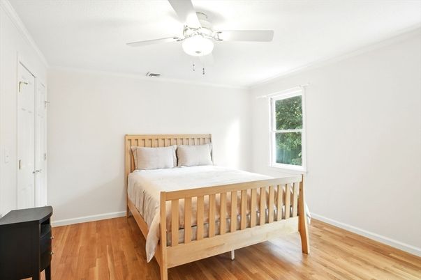 Bedroom, Interior, Wood Texture Flooring