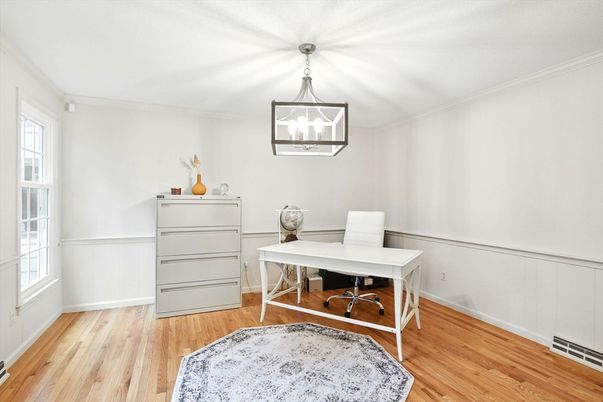 Home Office, Interior, Wood Texture Flooring