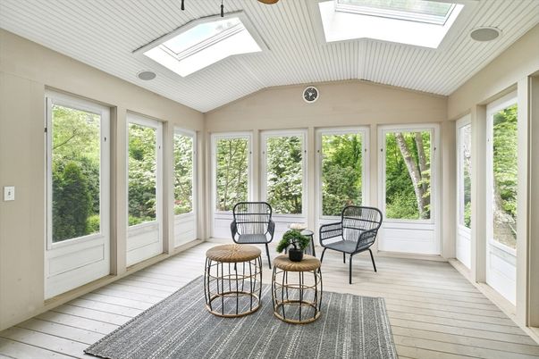 Interior, Sun Room, Wood Texture Flooring
