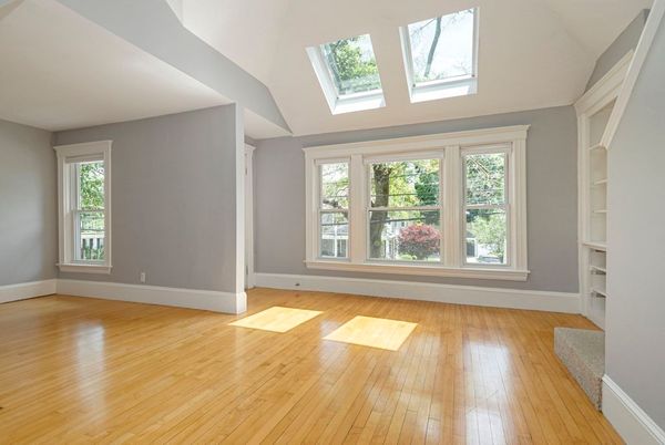 Empty room, Interior, Wood Texture Flooring