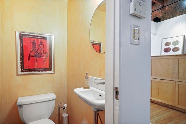 Bathroom, Interior, Wood Texture Flooring
