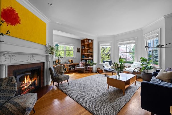 Fireplace, Interior, Living room, Wood Texture Flooring