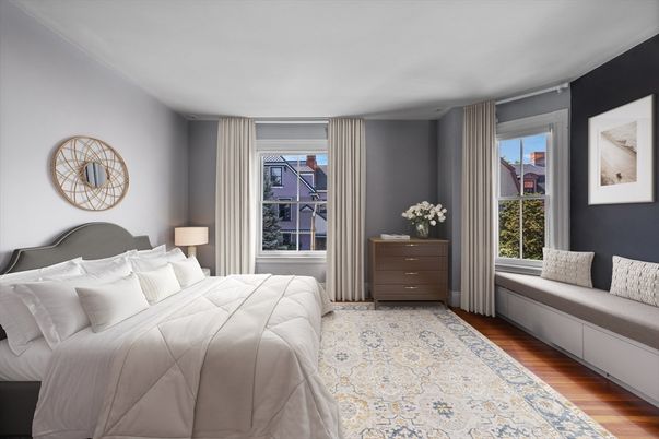 Bedroom, Interior, Wood Texture Flooring