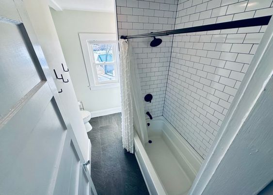 Bathroom, Interior, Wood Texture Flooring