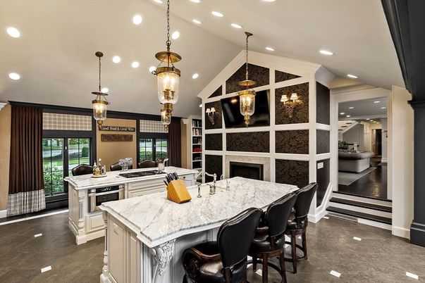 Interior, Kitchen, Pendant Lights, Recessed Lighting