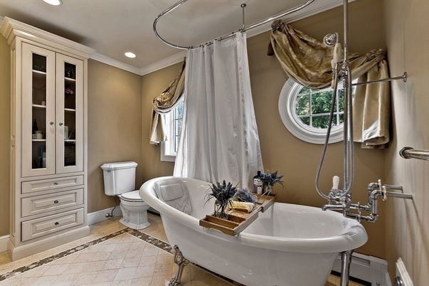 Bathroom, Free Standing Baths, Interior, Recessed Lighting