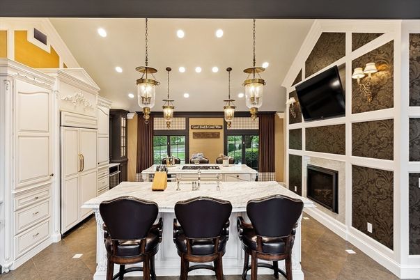 Interior, Kitchen, Pendant Lights, Recessed Lighting