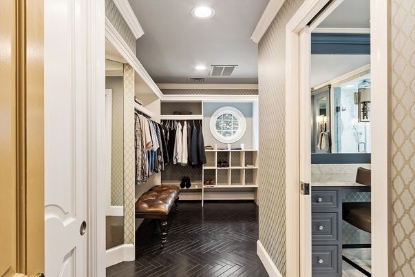 Interior, Recessed Lighting, Walk-in Closets, Wood Texture Flooring