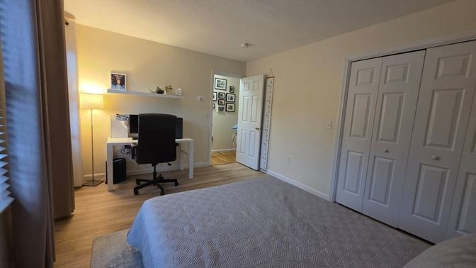 Home Office, Interior, Wood Texture Flooring