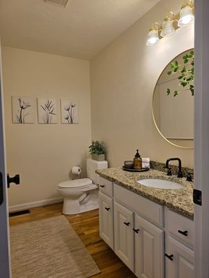 Bathroom, Interior, Wood Texture Flooring