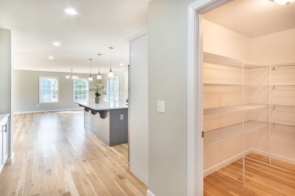 Interior, Pendant Lights, Recessed Lighting, Wood Texture Flooring