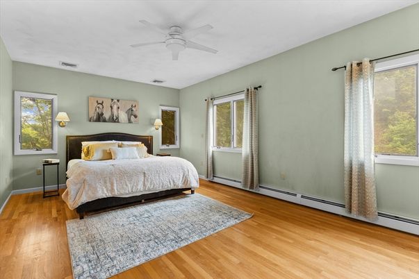 Bedroom, Interior, Wood Texture Flooring