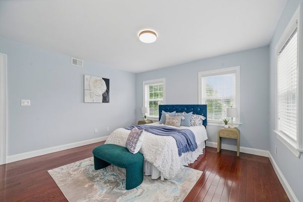 Bedroom, Interior, Wood Texture Flooring