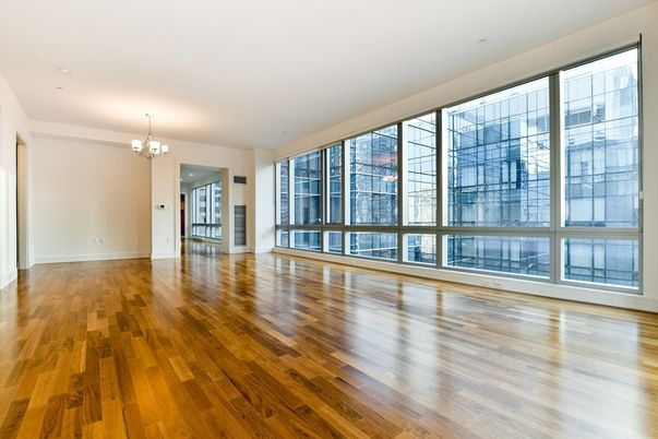 Chandelier, Empty room, Interior, Wood Texture Flooring
