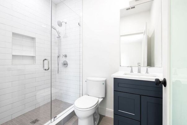 Bathroom, Glass Shower, Interior