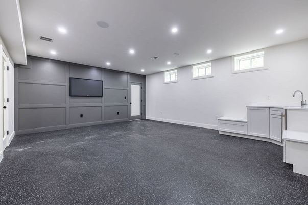 Empty room, Interior, Recessed Lighting