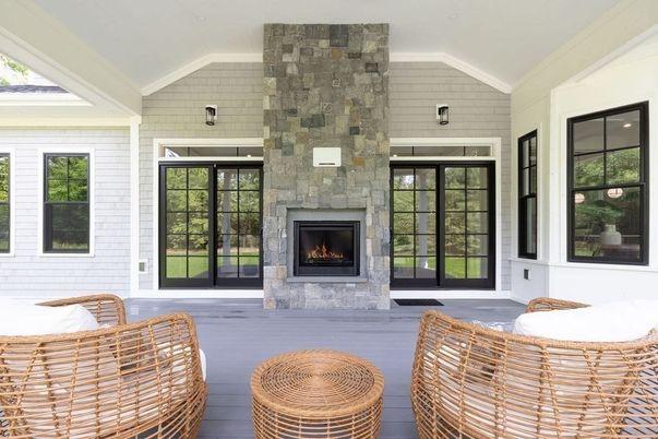 Exterior, Fireplace