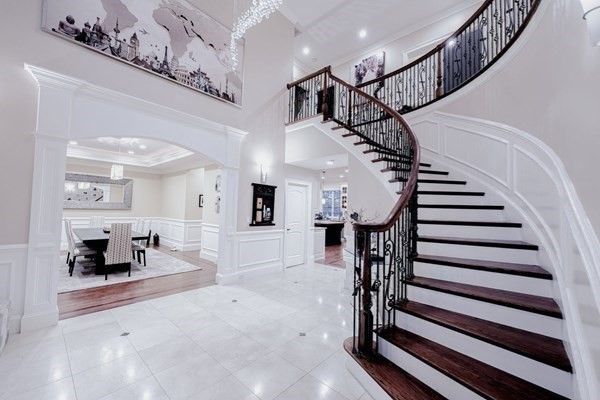 Chandelier, Dining room, Interior, Recessed Lighting