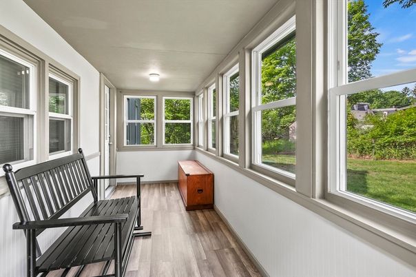 Interior, Sun Room, Wood Texture Flooring