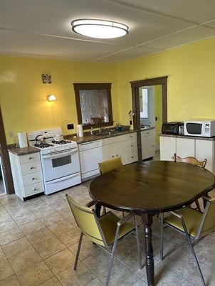 Dining room, Interior, Kitchen