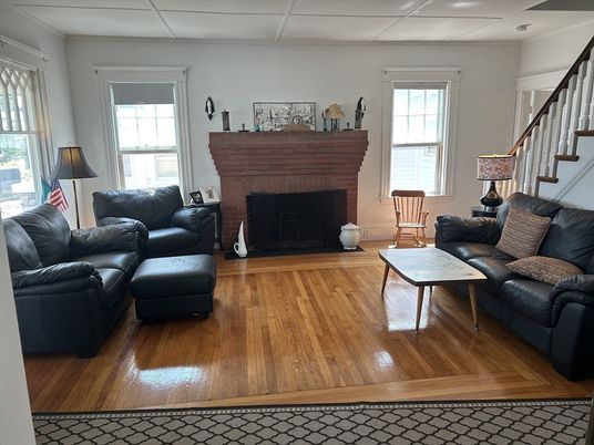 Fireplace, Interior, Living room, Wood Texture Flooring