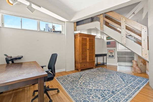 Home Office, Interior, Wood Texture Flooring