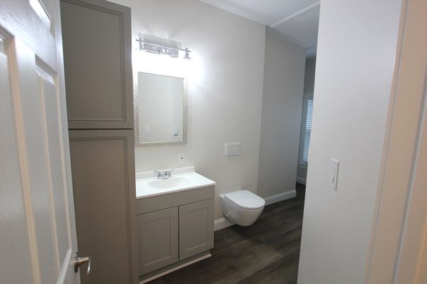 Bathroom, Interior, Wood Texture Flooring
