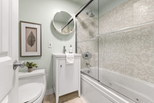 Bathroom, Glass Shower, Interior